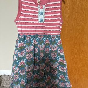 Matilda Jane Pink & Teal Dress